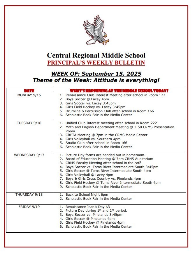 MS Weekly Bulletin