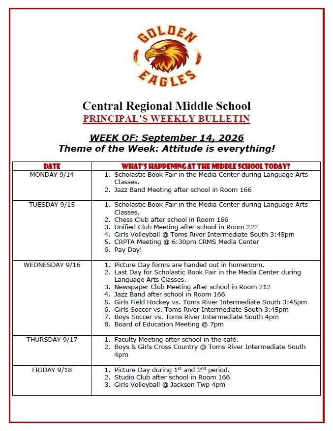 MS Weekly Bulletin