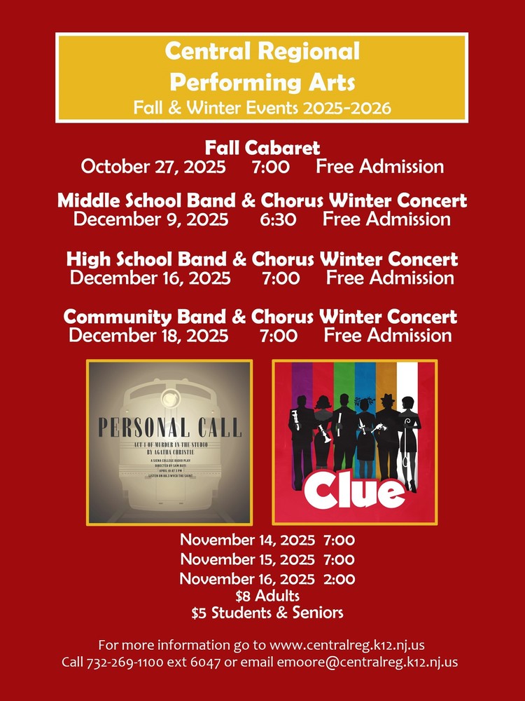 CRHS & CRMS Fall and Winter Events