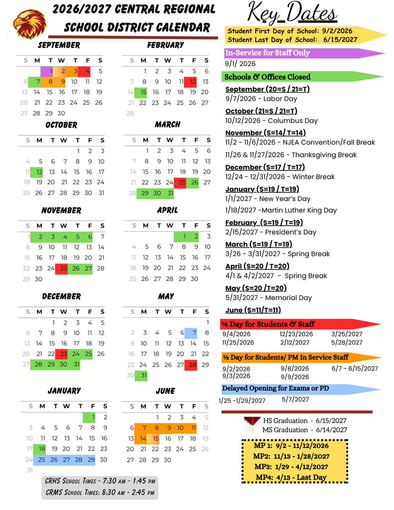 Revised Calendar