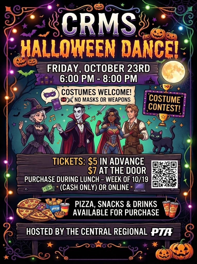 CRMS Halloween Dance Hosted by PTA