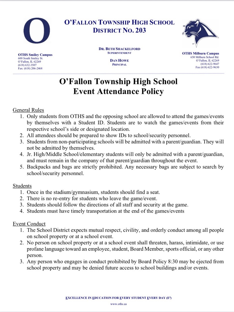 OTHS events