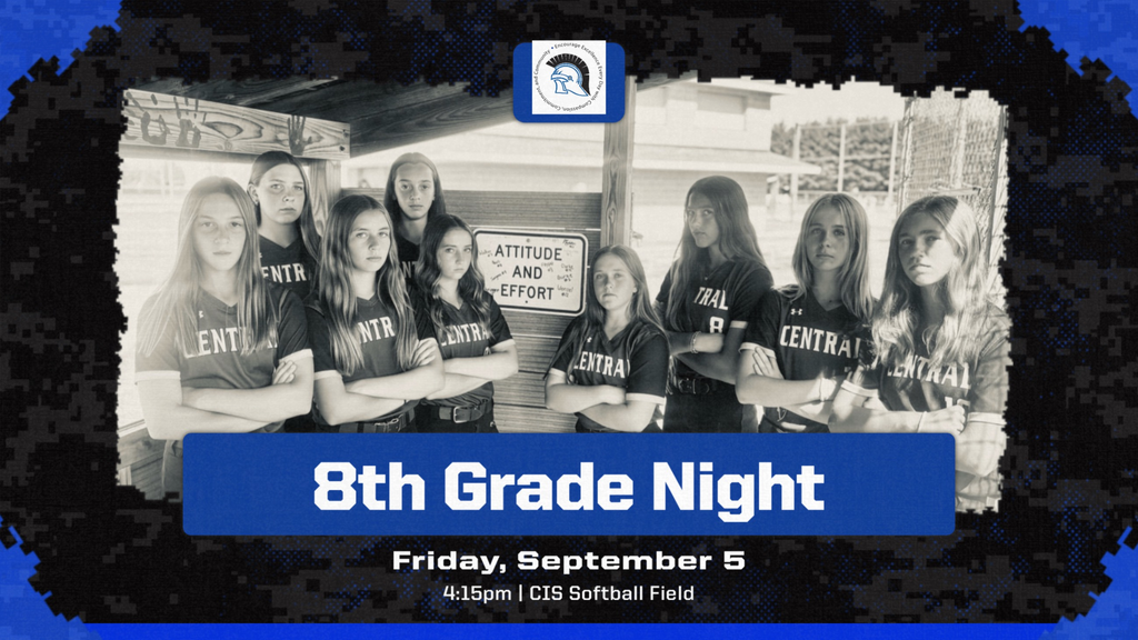 Join us as we celebrate our 8th Graders this afternoon! Good luck, Central Softball - GO TROJANS!