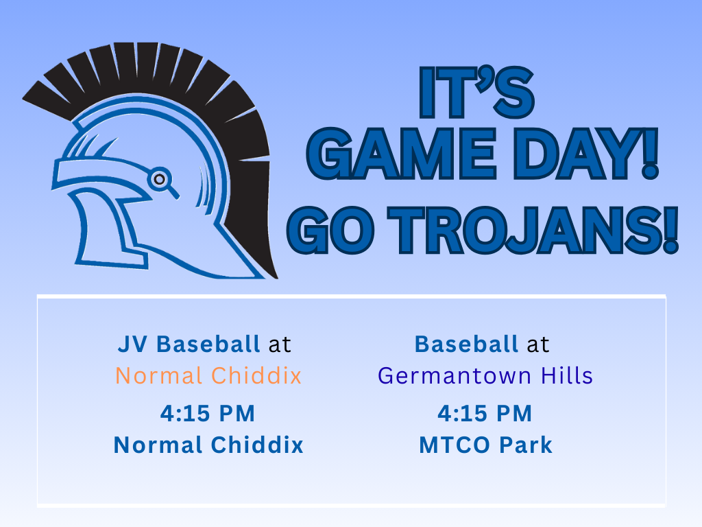 Game Day Schedule for Monday, September 8. GO TROJANS!