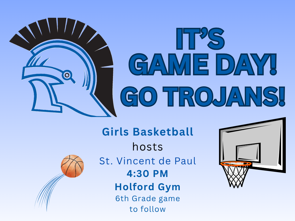 Game Day Schedule for Tuesday, September 30. GO TROJANS!