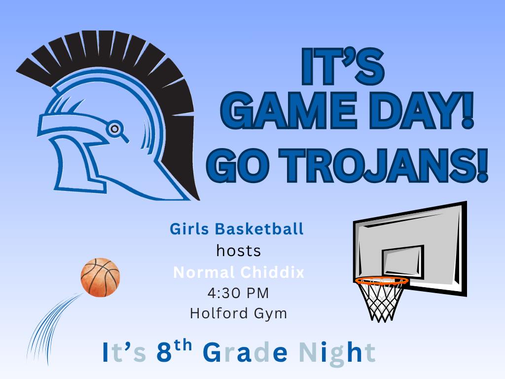 Game Day Schedule for Thursday, November 20. GO TROJANS!