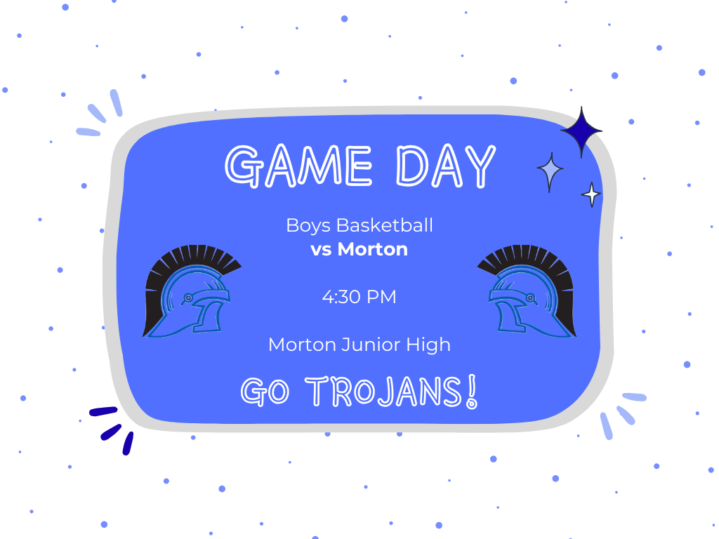 Game Day Schedule for Tuesday, November 25. GO TROJANS!