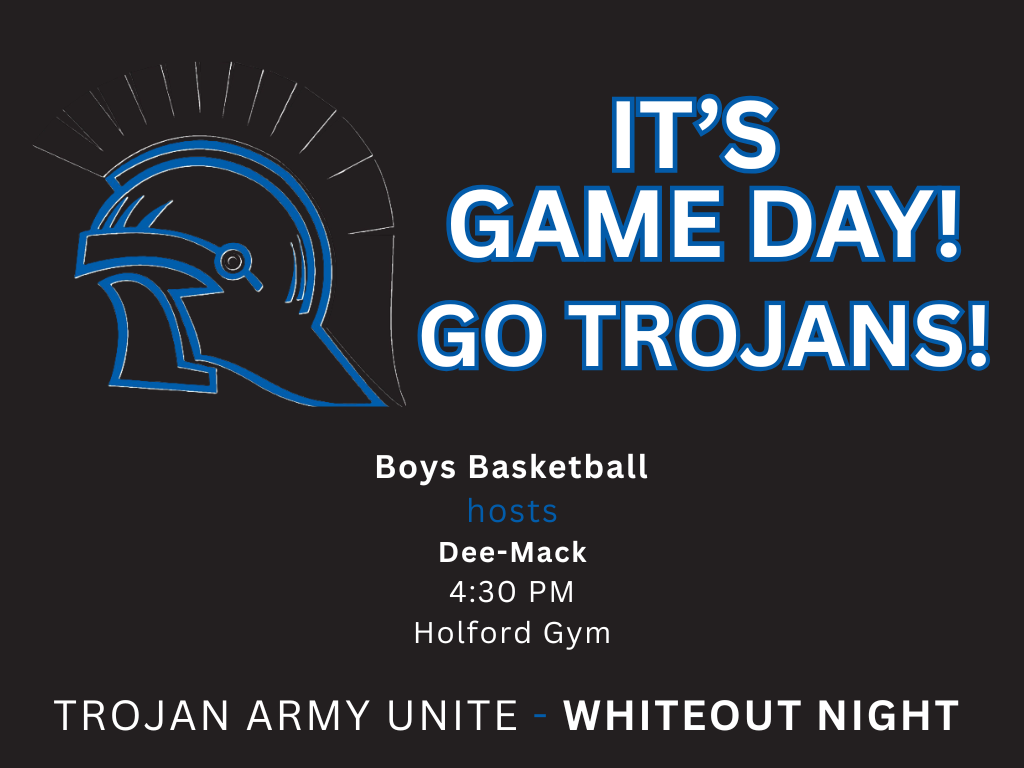 Game Day Schedule for Thursday, December 18. GO TROJANS!