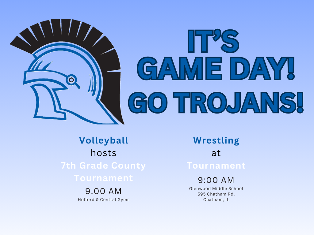 Game Day Schedule for Saturday, February 14. GO TROJANS!