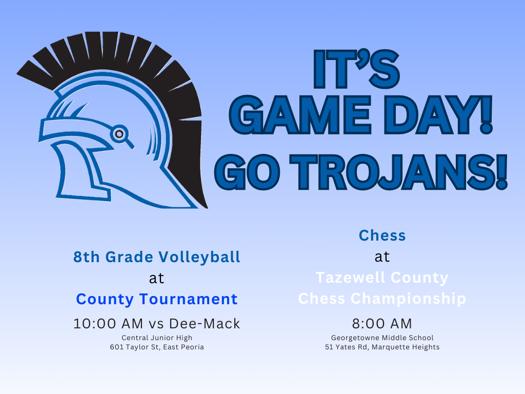 Game Day Schedule for Saturday, February 21. GO TROJANS!