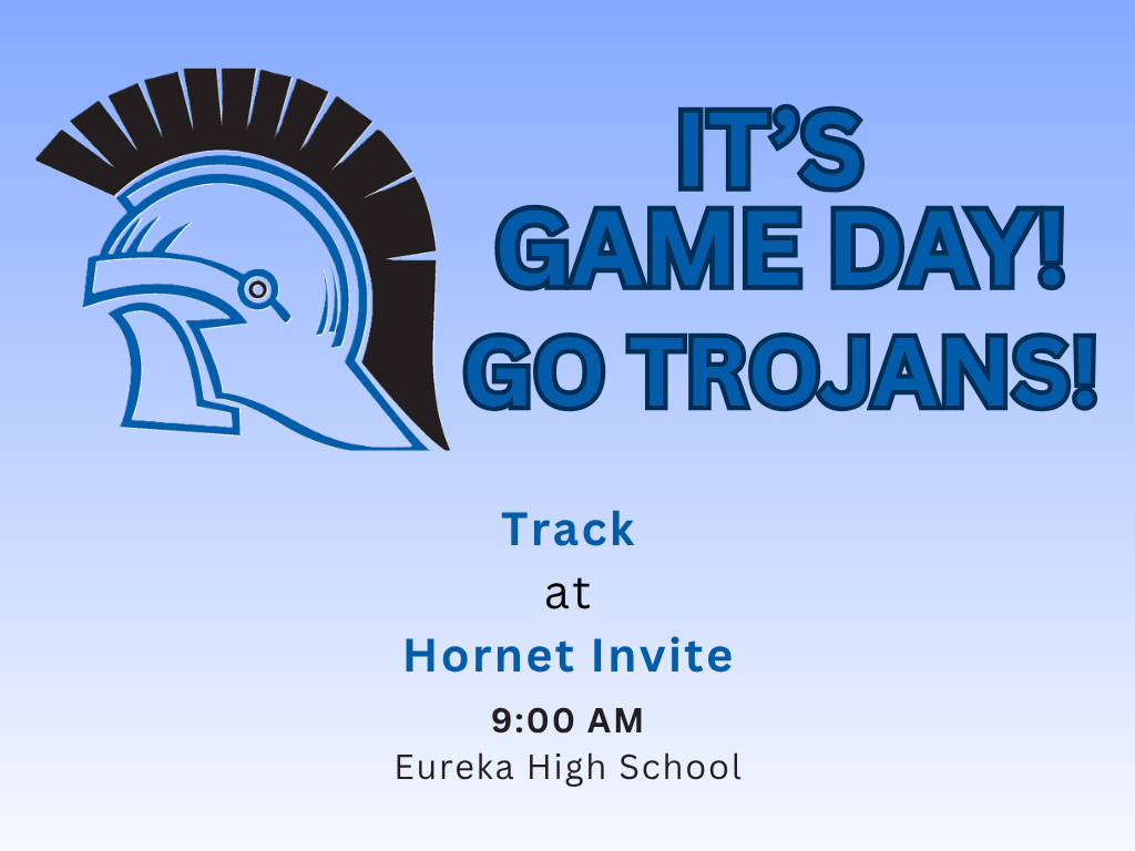 Game Day Schedule for Saturday, May 2. GO TROJANS!