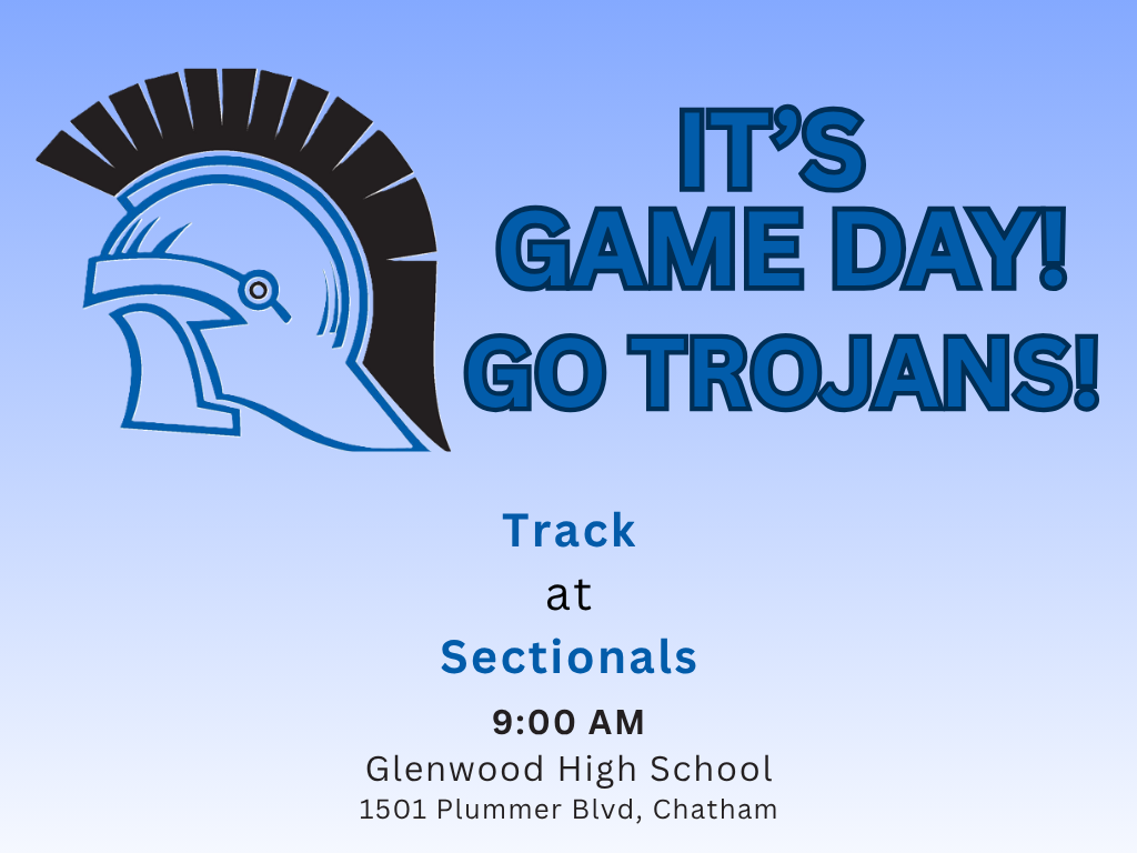 Game Day Schedule for Saturday, May 16. GO TROJANS!