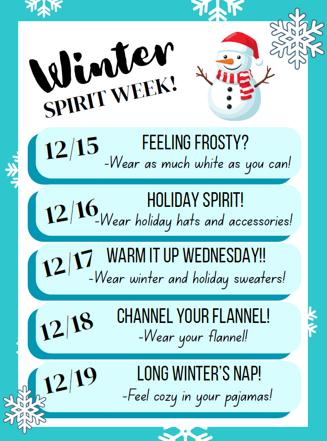 Winter Spirit Week 2026