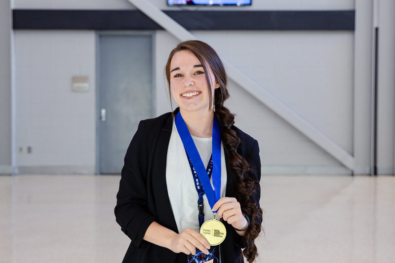 1st place in Interview Skills (PS) was Carmen Barton, Sapulpa.