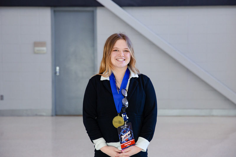 1st place in Presentation Individual (S) was Maggie Gower, Bristow.