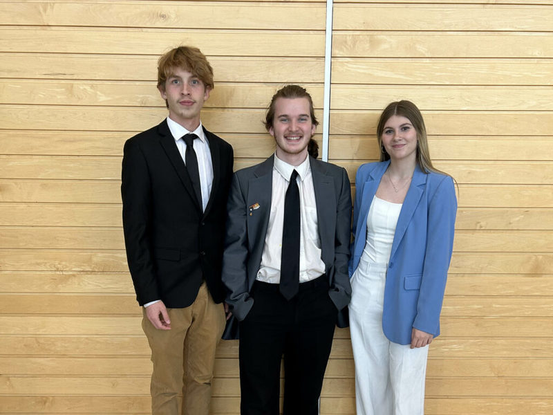 students smiling