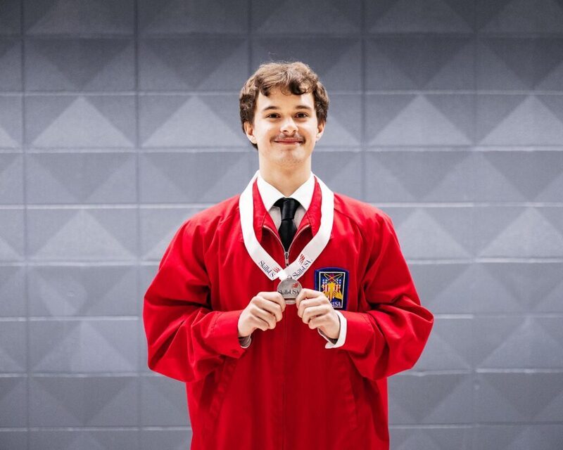 Earning 2nd place in Internet of Things and Smart Homes for postsecondary students is Dylan Thompson, Sapulpa.