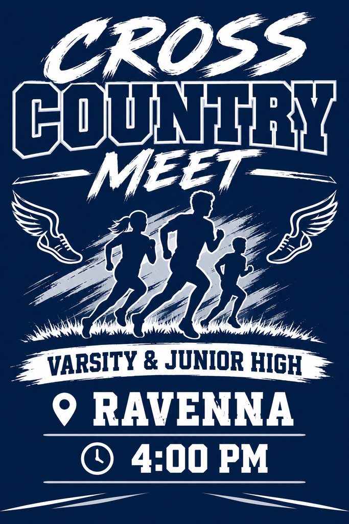 🏃♀️🏃 CROSS-COUNTRY MEET DAY! 🏃🏃♀️ Our Central Valley Varsity and Junior High cross-country runners are heading to Ravenna for their next meet! 📍 Ravenna ⏰ 4:00 PM Come out and support our runners as they compete and represent Central Valley! Good luck to all of our athletes—run strong and give it your best! 💙🤍 GO COUGARS! 🤍💙 #CentralValleyCougars #CrossCountry #MeetDay #CougarPride #GoCougars