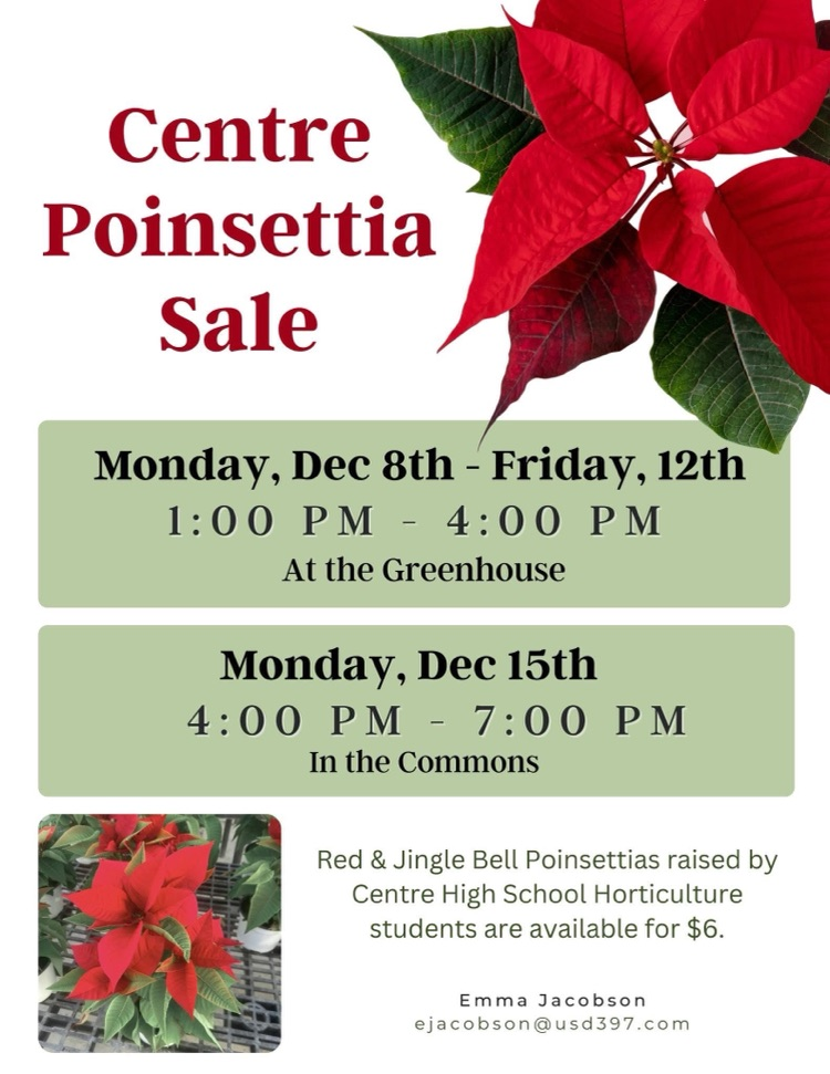 Poinsettia Sale Flyer