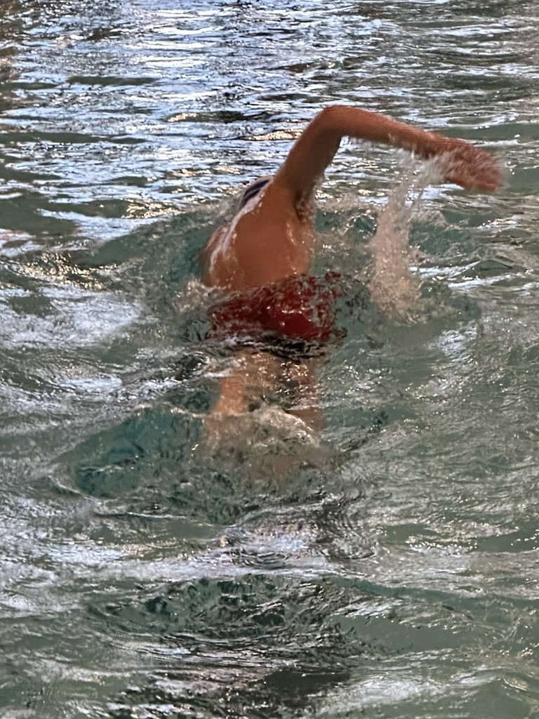 Swimming the 50 freestyle