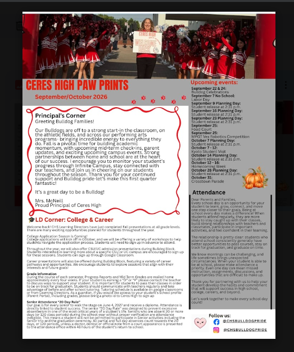 Paw Prints 2026