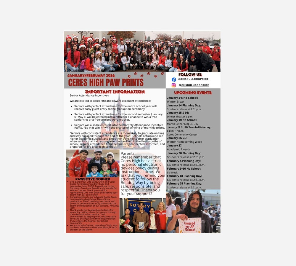 chs newsletter for jan and feb
