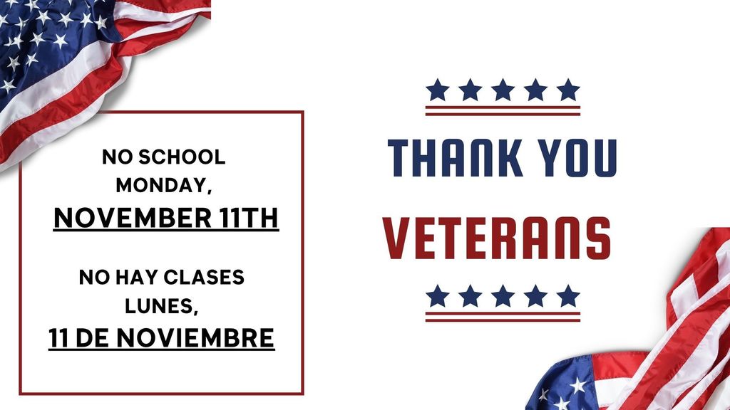 No School- Veteran's Day
