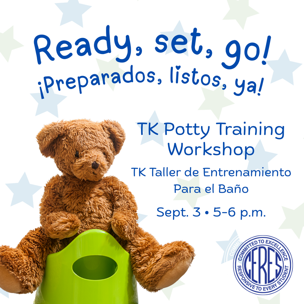 Ready, set, go! TK Potty Training Workshop Sept. 3 from 5-6 p.m.