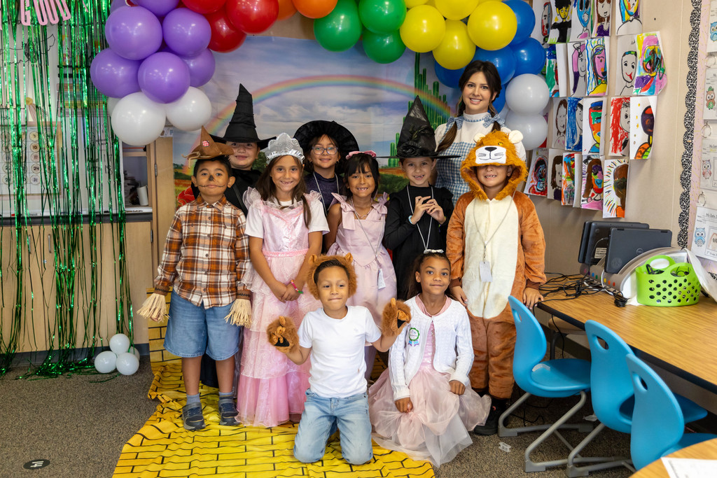 Group of students in costume