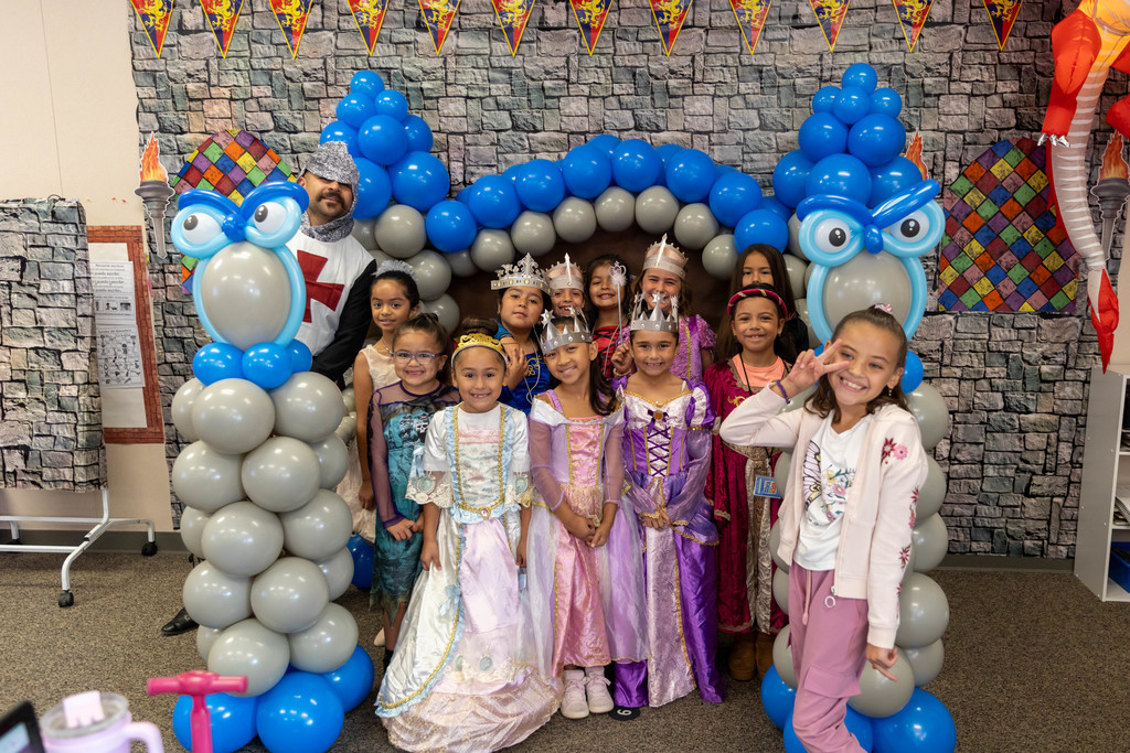 Group of students in costume