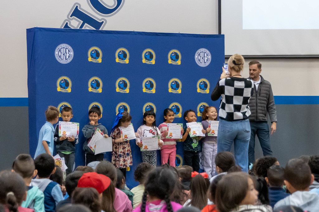 students posing for a photo