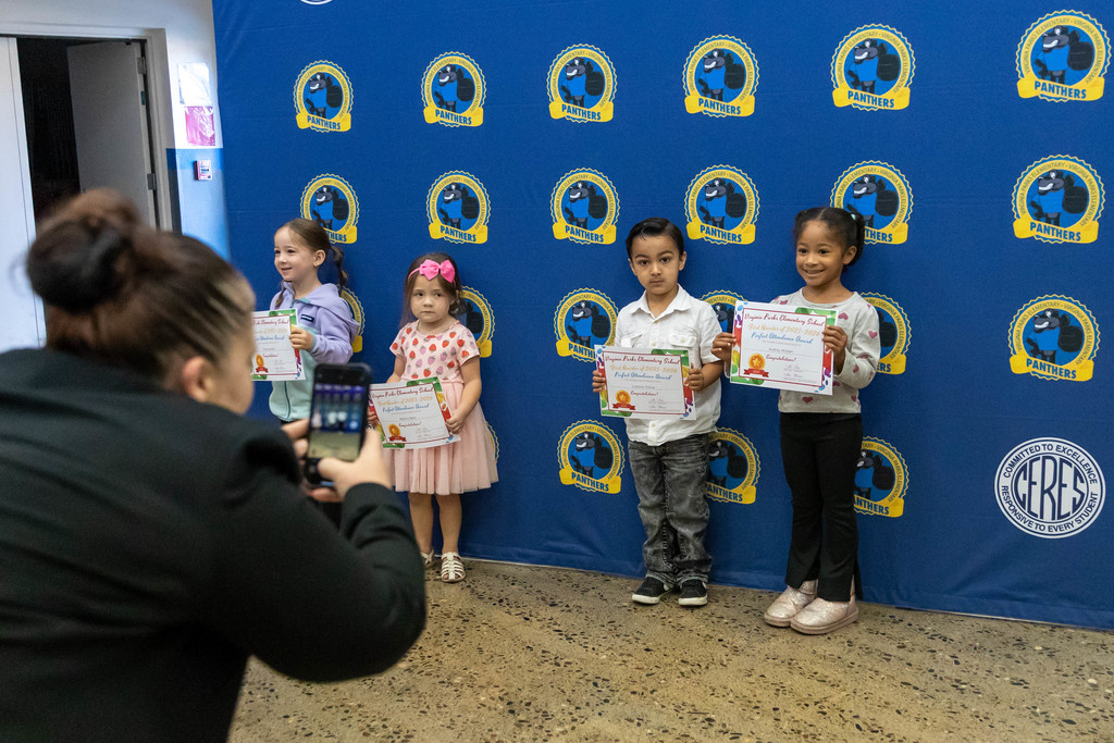 group of students posing for a photo