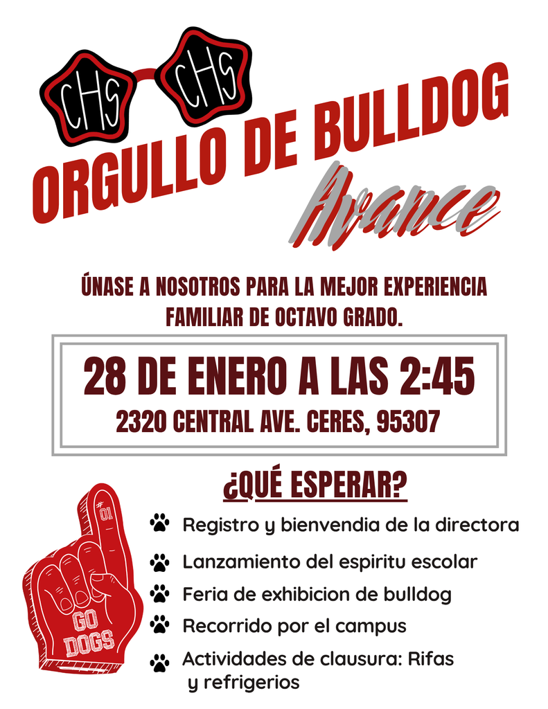 Bulldog Preview CHS Spanish