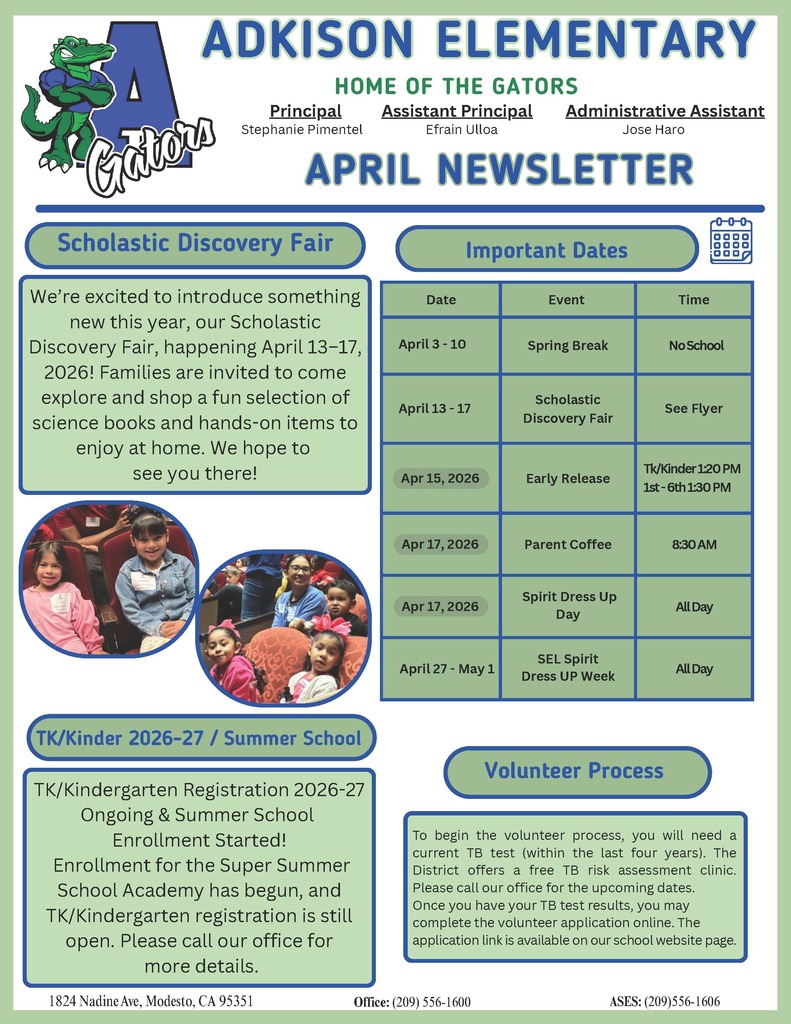 April Newsletter