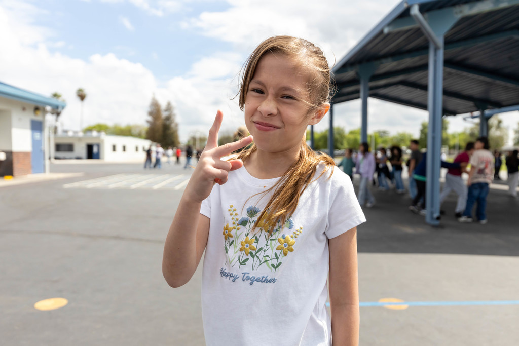 students smiling for the camera