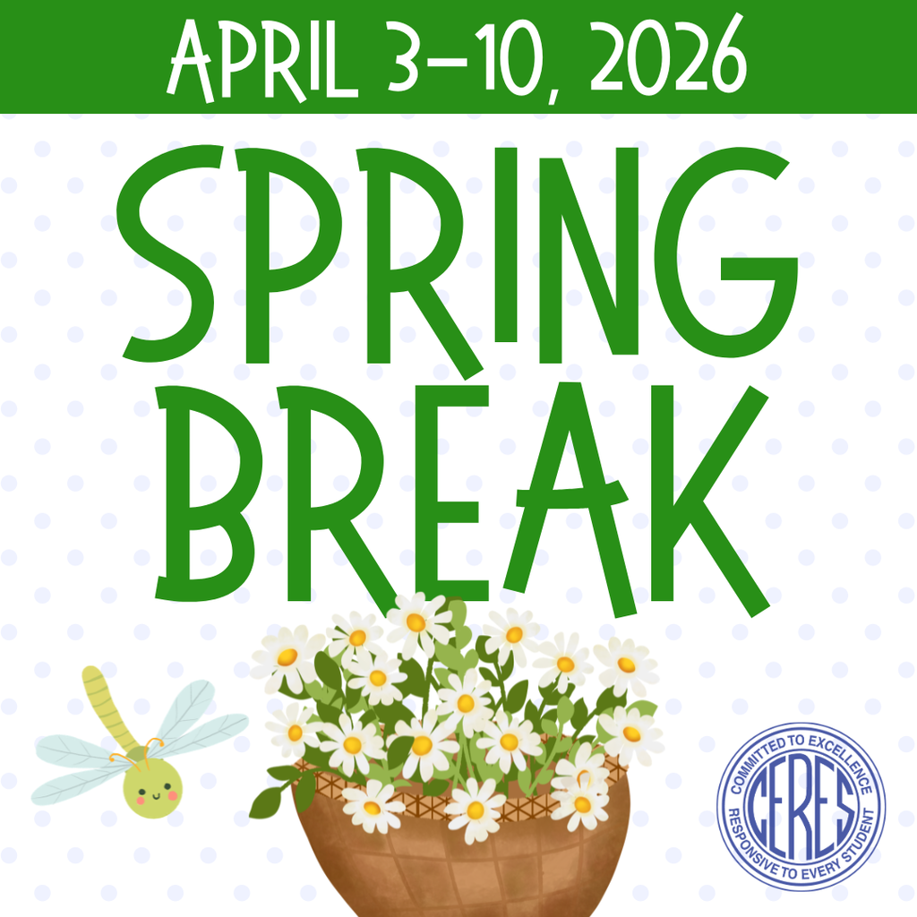 Spring Break April 3-10, 2026
