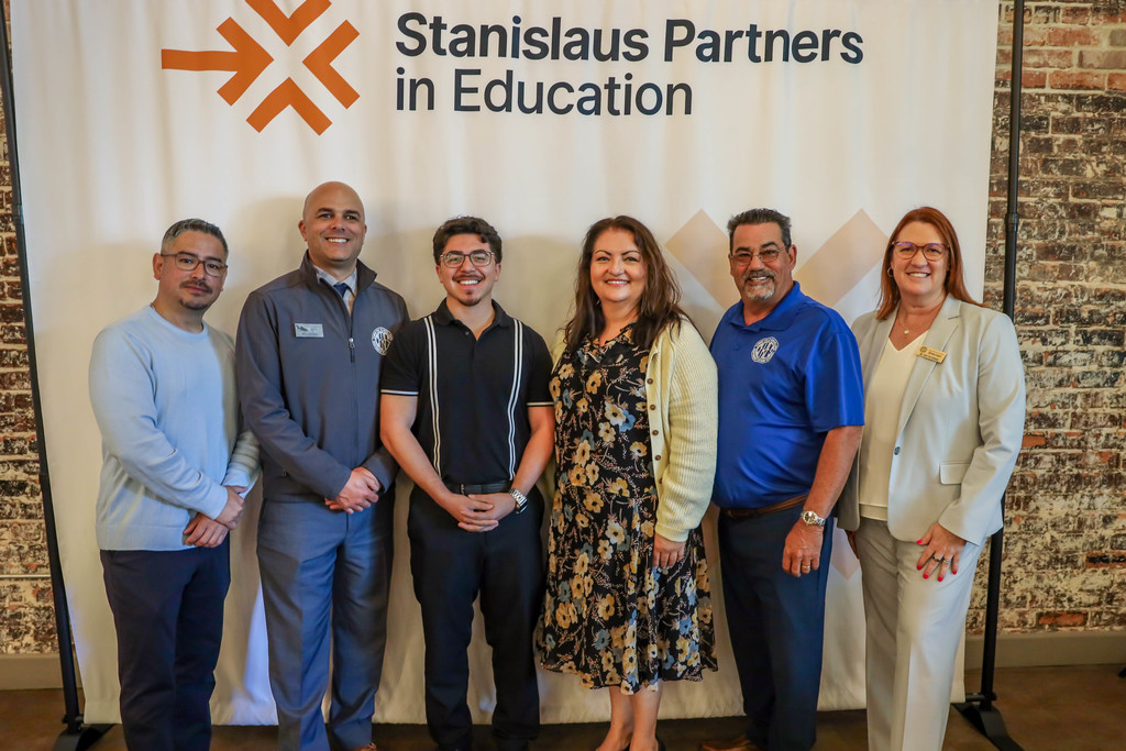 Board members, Superintendent, Principal and industry partner