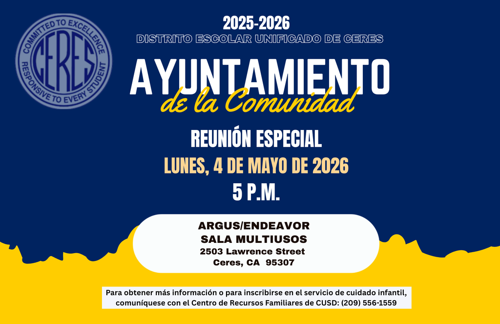 CUSD Town Hall May 4th 5pm