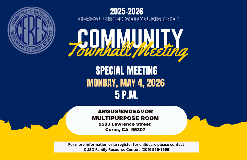 CUSD Town Hall May 4th 5pm