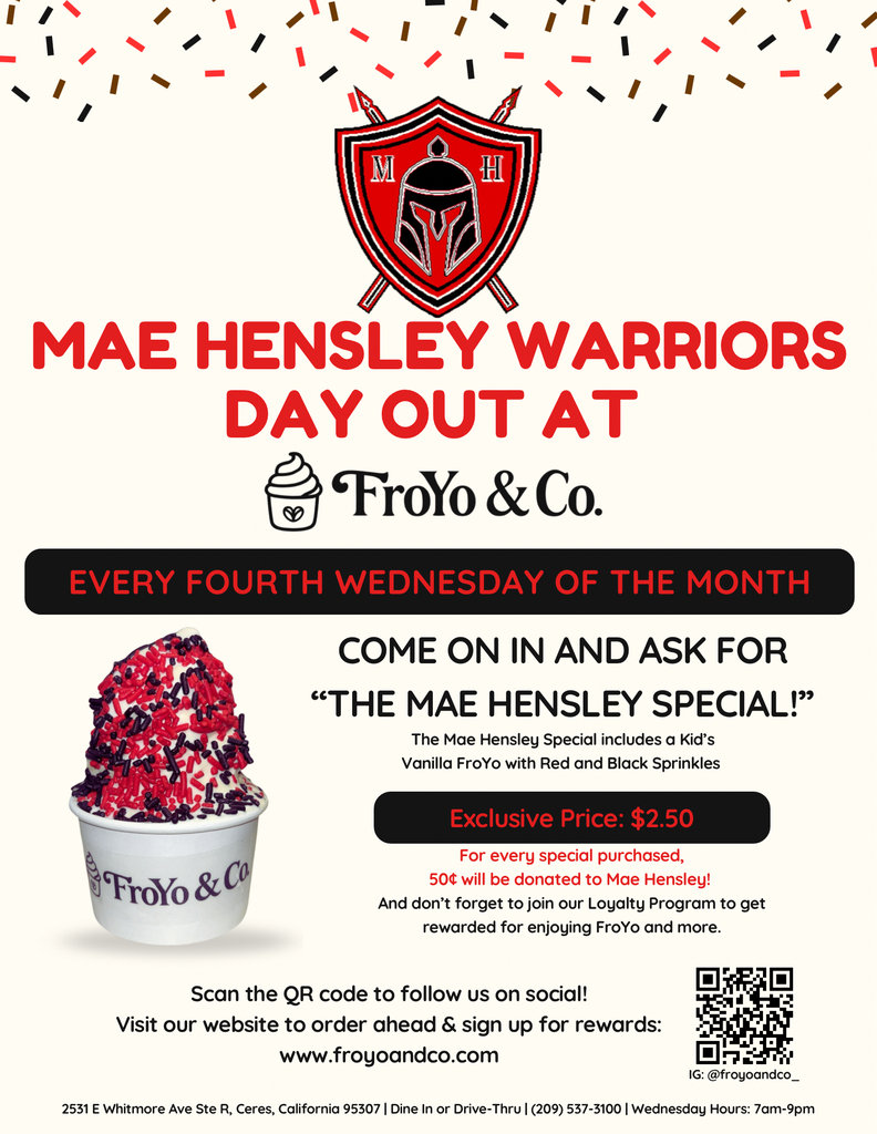 FroYo & Co Fundraiser