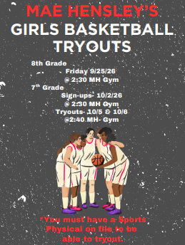 MH Girls Basketball Tryout details