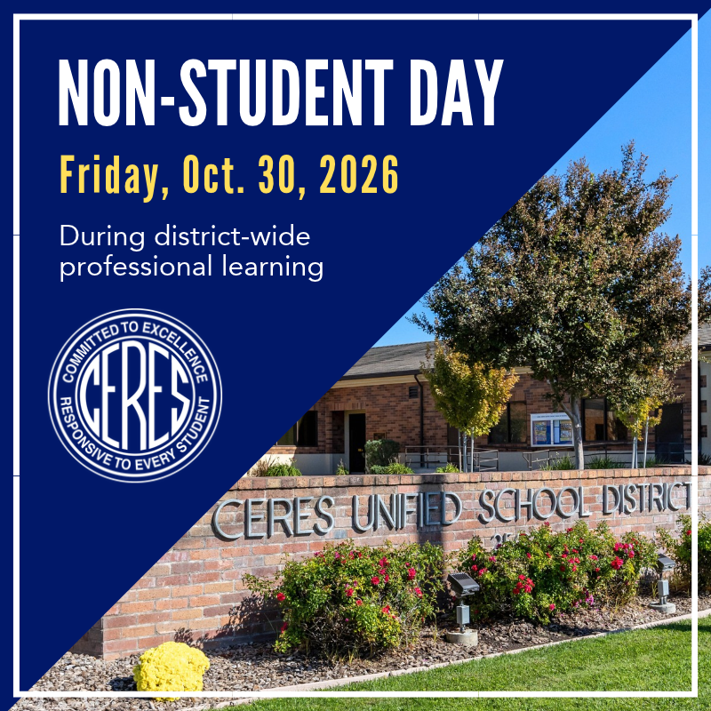 Non-student Day Friday Oct. 30 during district-wide professional learning; district office pictured