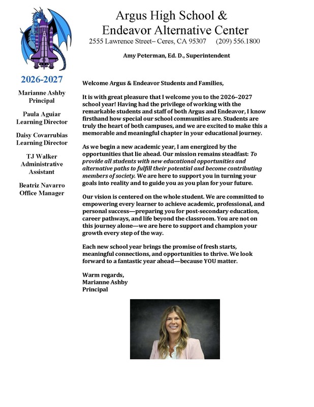 Principal's Message