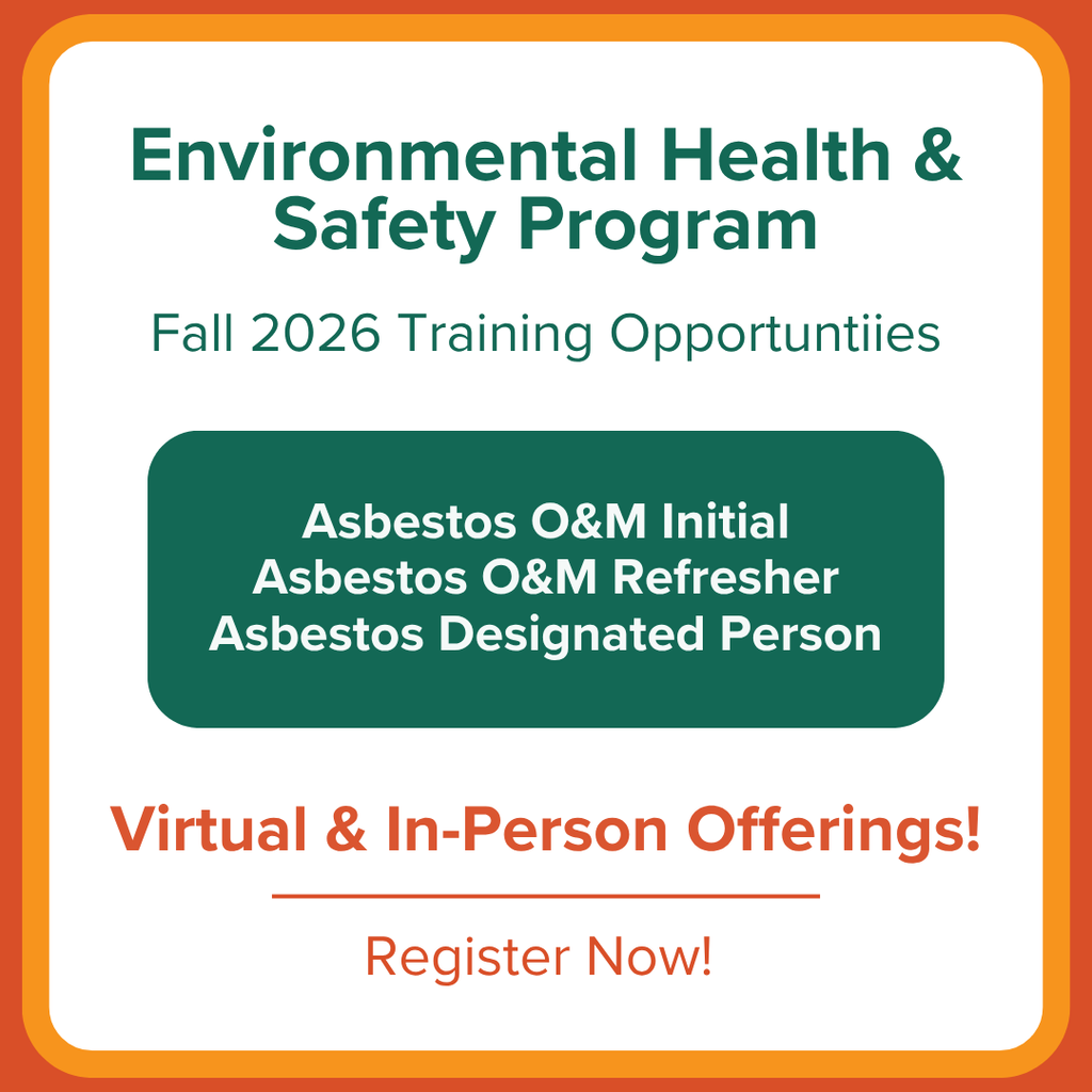 Asbestos Training Dates