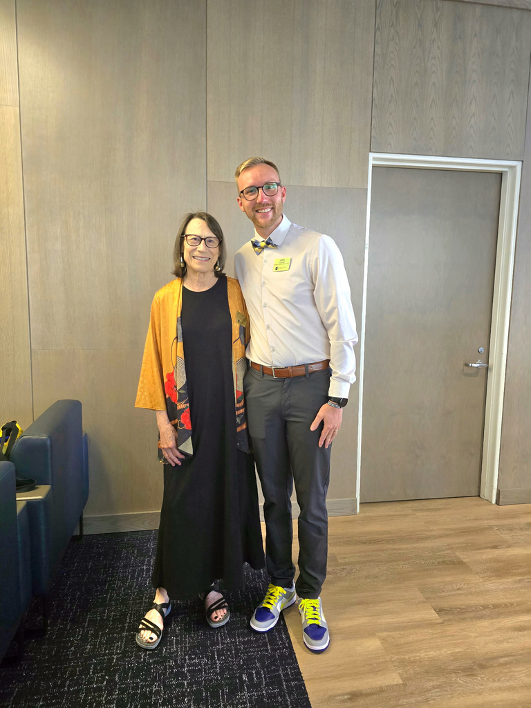 CESA 3's Jim Addison at Literacy Conference with Louisa Moats
