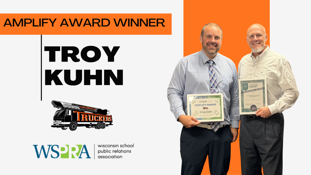 Troy Kuhn Amplify Award graphic