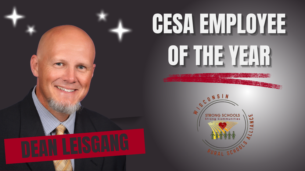 Dean Leisgang CESA Employee of the Year graphic