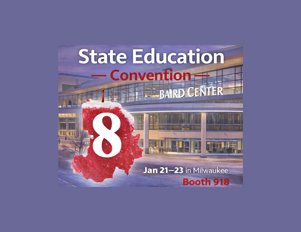 State Education Convention Flyer for booth 918