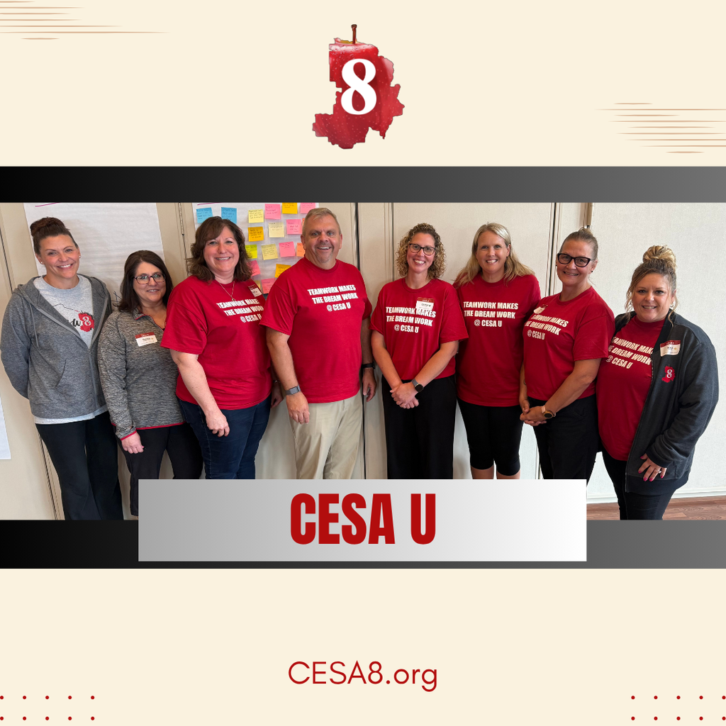 CESA 8 Support staff posing for a pciture.