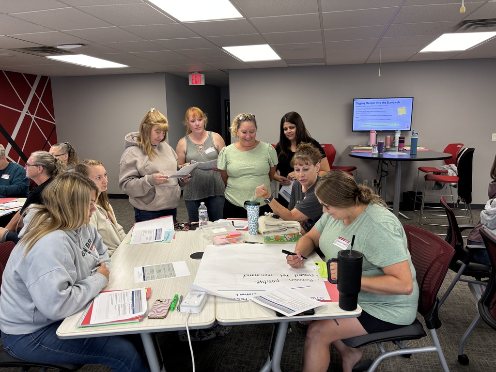 Small group work at a CESA 8.
